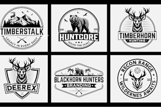 design vintage hiking, hunting, mountain, and adventure logo