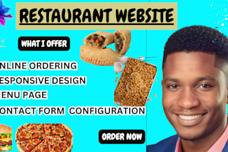 develop restaurant food website, grocery website with online ordering system