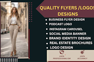 craft engaging booklets, real estate brochures, flyers, custom poster design