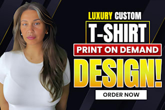 luxury streetwear t shirt design, retro vintage urban for etsy print on demand