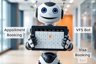 build visa booking bot medical appointment booking bot whatsapp chat bot vfs bot