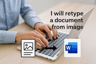 retype your old document with 100 percent fast delivery