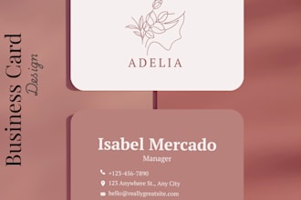 do professional business card design