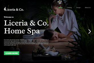 design a stunning beauty, cosmetic, salon, or spa website
