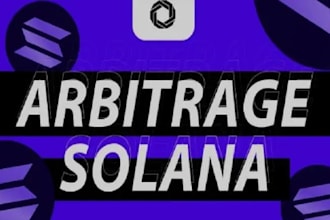build profitable dex and cex arbitrage bot, solana arbitrage bot, binance bot