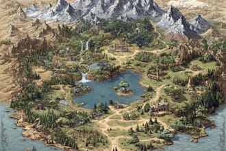create your fantasy city map