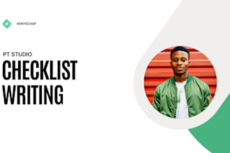 write a professional pt studio checklist for smooth studio operations