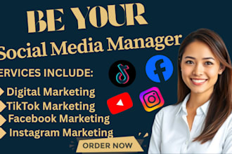 be your social media marketing expert and grow your brand online
