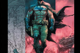 comic illustration book superhero comic book cover book design for your story