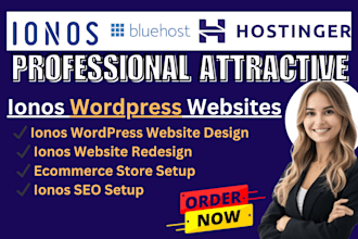 build website on ionos site123 hostinger siteground bluehost siteorigin bbpress