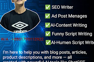 write SEO friendly ai content, ad copy, or humanized scripts