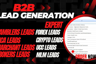 do gambler leads homeowners mca merchant loan ucc leads brokers mortgage  leads