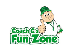 design mascot cartoon logo for coach cs fun zone