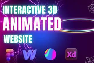 design 3d webflow website developer threejs gsap spline animation scroll effect