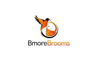 design unique brooms cleaning company logo