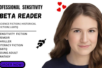 sensitivity beta reader for literary or historical fiction, ya, lgbtq, memoir