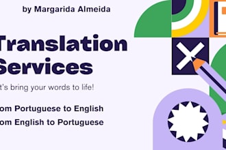 translate from portuguese to english or english to portuguese