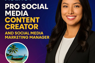 be your travel agency social media content creator social media marketing manage