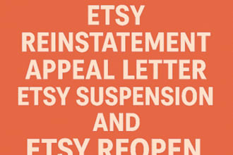 fast etsy reinstatement, appeal etsy suspension, and reopen your shop