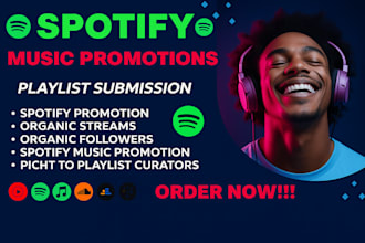 do organic promotion to increase your spotify streams and followers