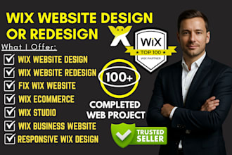 design wix website wix website redesign fix wix ecommerce wix studio website seo