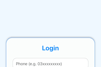 build a modern and interactive frontend UI using react native and expo