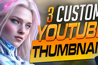 design viral and attractive youtube thumbnail in 1 hour