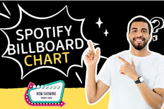 rank your apple music spotify music promotion and rank it on top billboard char