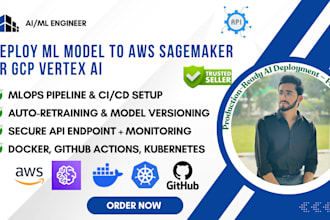 build mlops pipeline and deploy your model to AWS or gcp