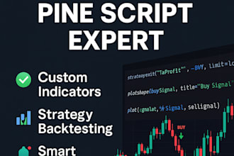 create professional pinescript strategies and indicators on tradingview