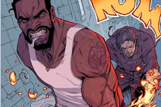 do comic book art and comic book illustration