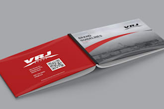 design a professional multipage brand guide