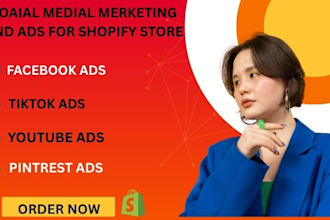 set up and high converting facebook tiktok ads for your shopify store
