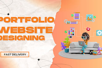design custom portfolio site for you