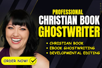 christian book, ebook ghostwriter, developmetal edit christian self help book