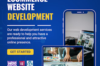 build ecommerce website using wordpress, elementor