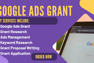 register manage setup google ads grant campaign for non profit