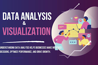 be your data analyst, tableau expert for data dashboards, data visualization