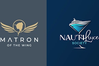 do awesome fishing team and boat charter logo in 24 hours