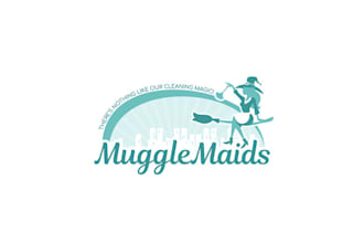 design looks nice beautiful logo for muggle maids