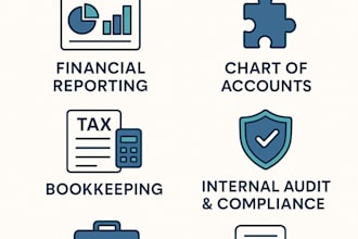 assist with int controls, chart of accounts setup, and advisory tasks