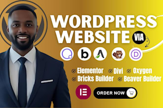 customize your site via elementor divi oxygen beaver builder thrive architect