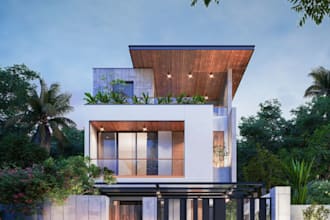 create stunning exterior render in revit and sketchup