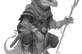 draw fantasy character creature for your dnd
