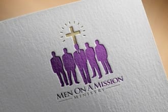create christian ministry religious and church logo