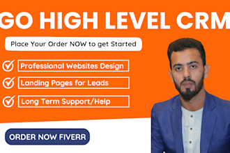 create go high level crm real estate cash offer website
