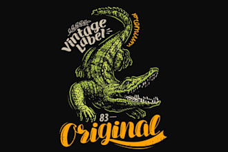 design outstanding crocodile logo with fast delivery