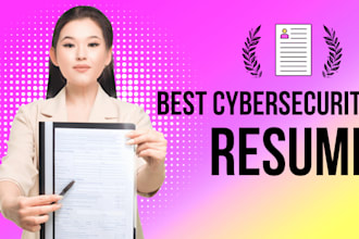 write an ats optimized resume for cybersecurity, IT, and tech jobs in 12 hours