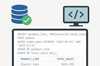 write custom sql queries and optimize your database reports