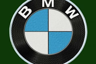embroidery digitizing logo into dst pes emb files